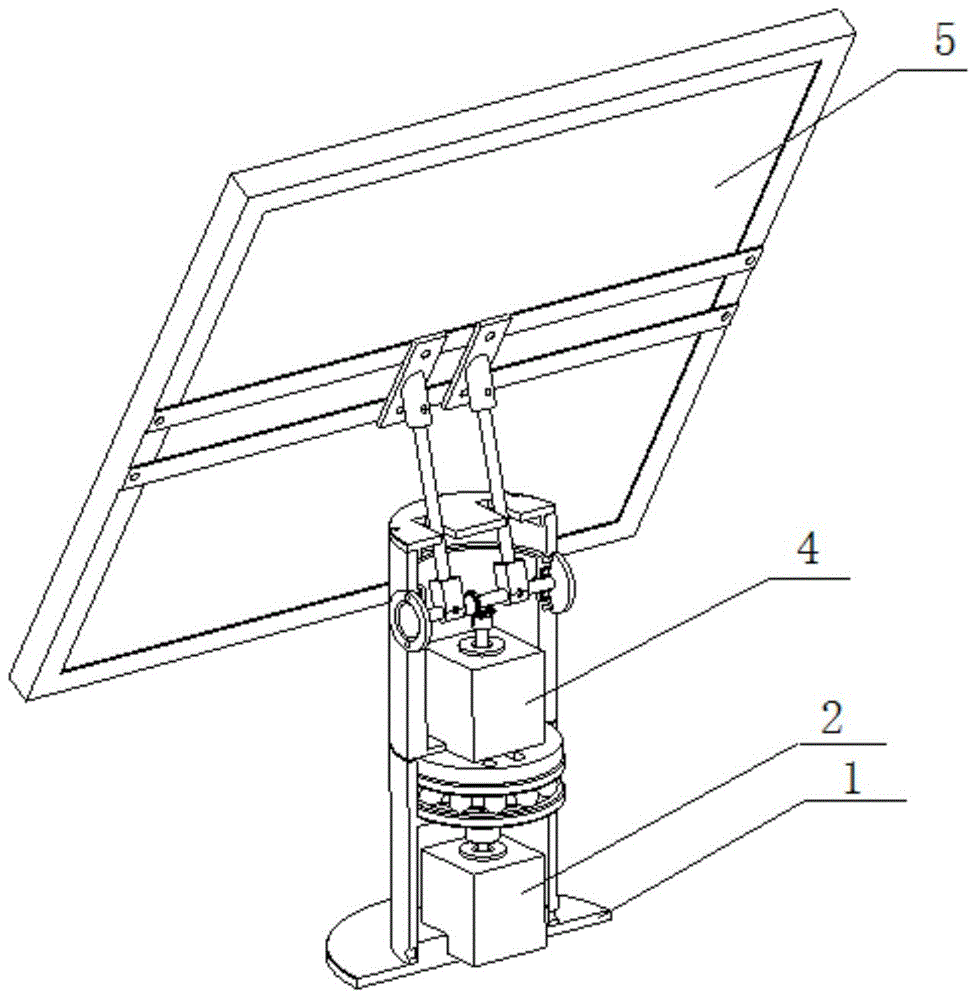 Cup-type distribution photovoltaic power generation self-tracking system and control method