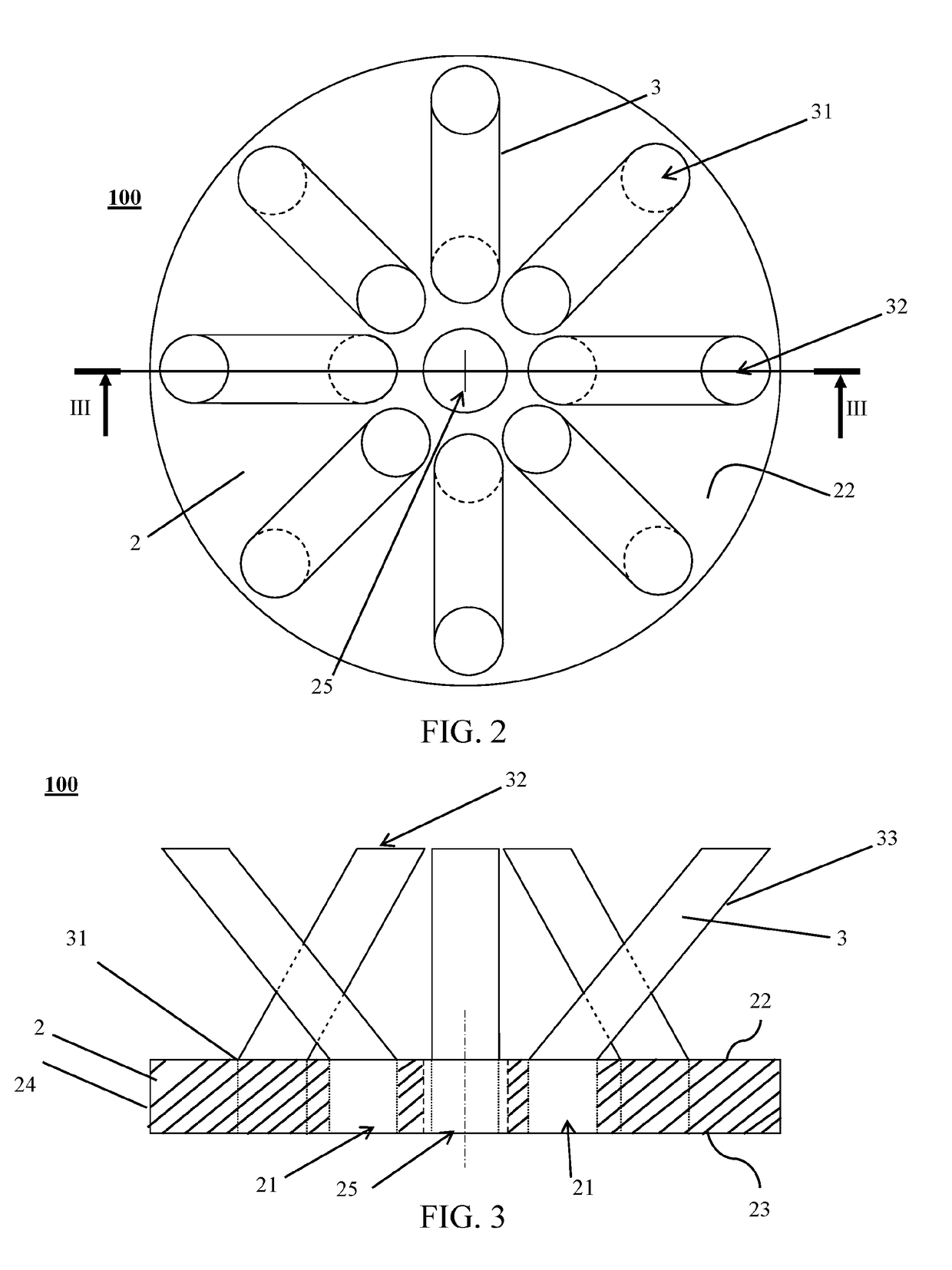 Gas redirecting device for liquid-gas contacting column