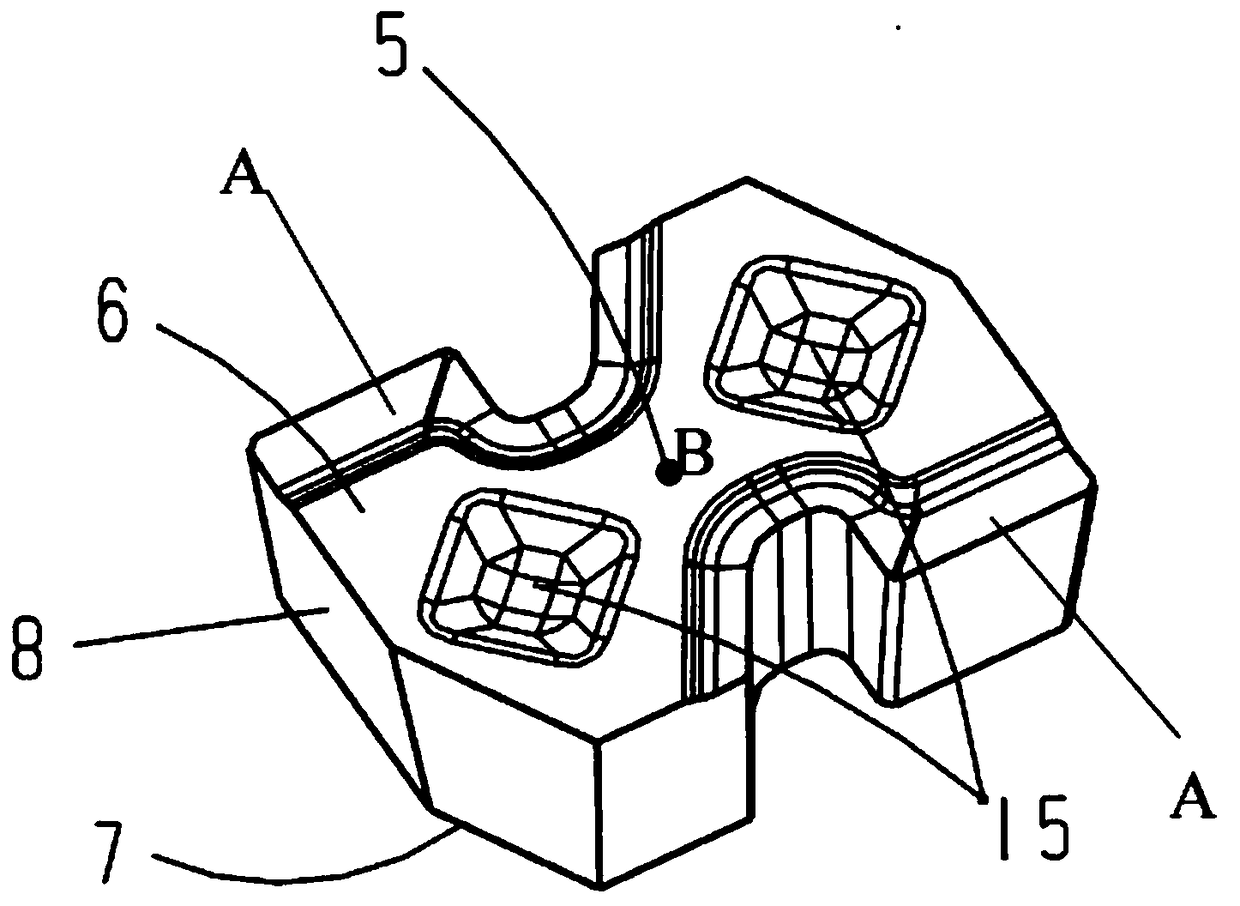 Forming machining knife