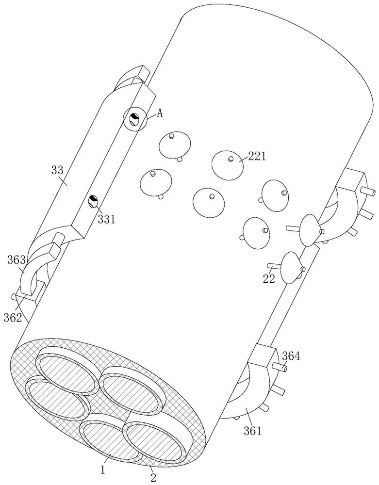 Flame-retardant high-temperature-resistant cable