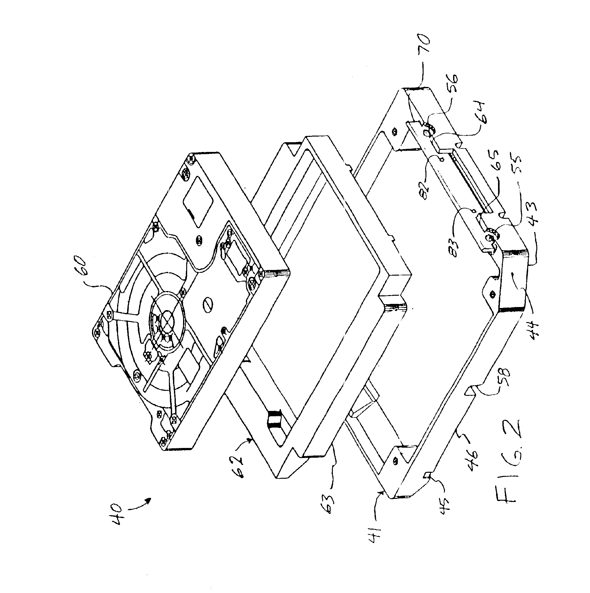 Releasable, repeatable electrical connection employing compression