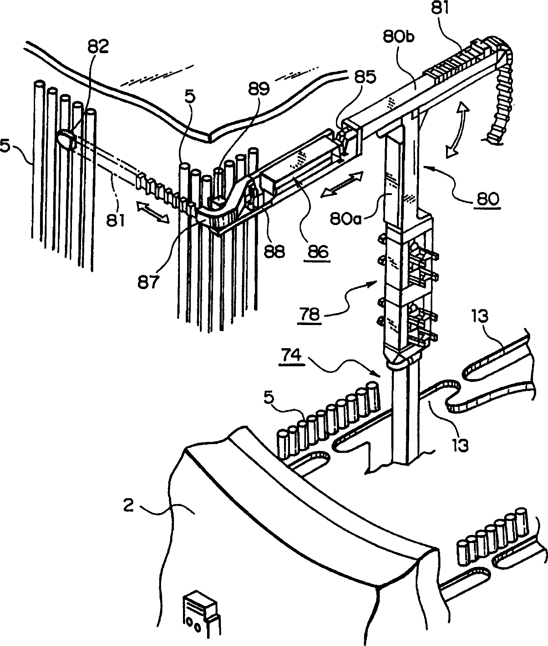 Descaling device for steam generator