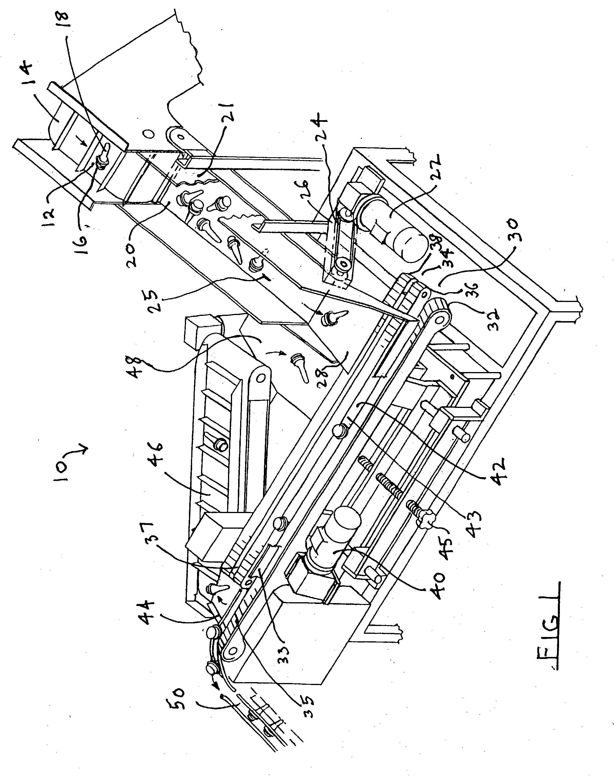 Orienting and feeding apparatus and method for manufacturing line