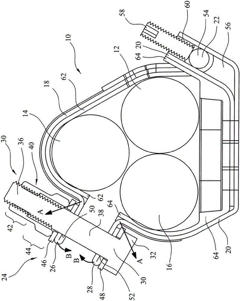 Cable retaining apparatus