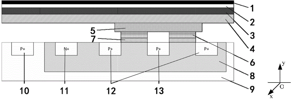 Semiconductor volatile organic compound sensor based on solution color-changing pigment