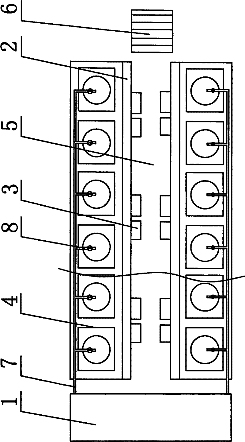 Waterlogging simulation test system for rainfed cropland