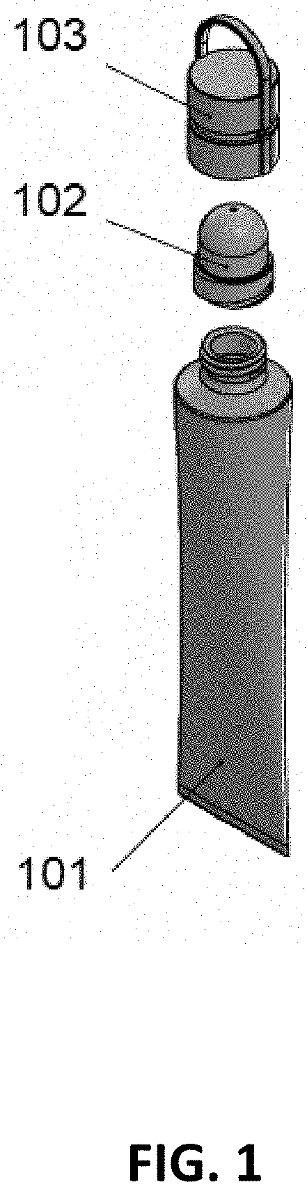 Applicator and assembly for flexible container