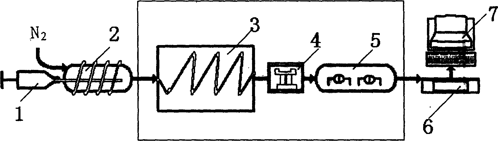 Respiration detecting method and its device for diagnosing early lung cancer