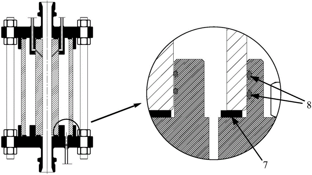 Visual experiment device suitable for low-temperature gas-liquid two-phase mixing