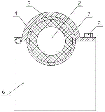 Heat insulation pipe joint structure