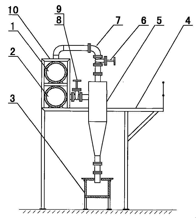 Configuration structure of hydrocyclone unit