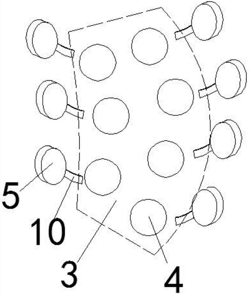 An insulin abdominal injection locating waist embracing piece capable of preventing subcutaneous hardening