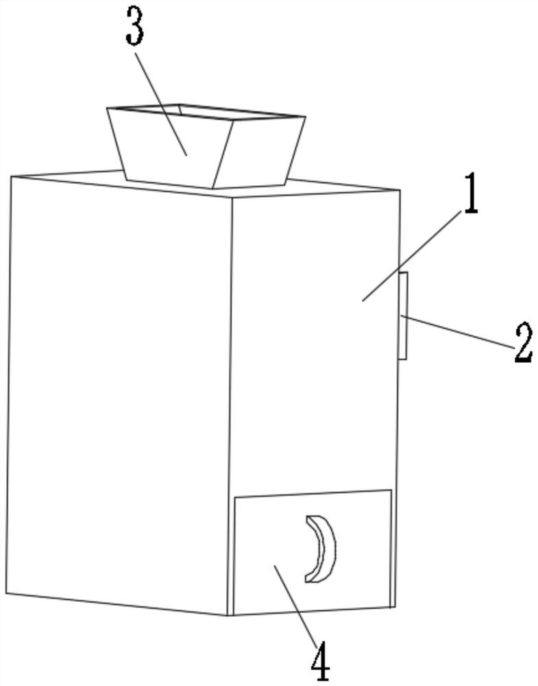 Crushing device for biomass energy