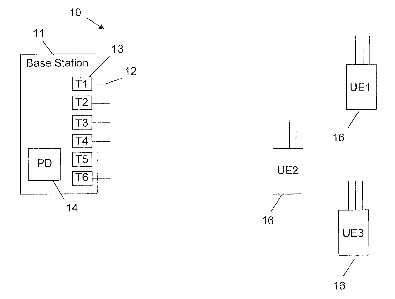 Method for operating a base station in a wireless radio network, base station and user equipment