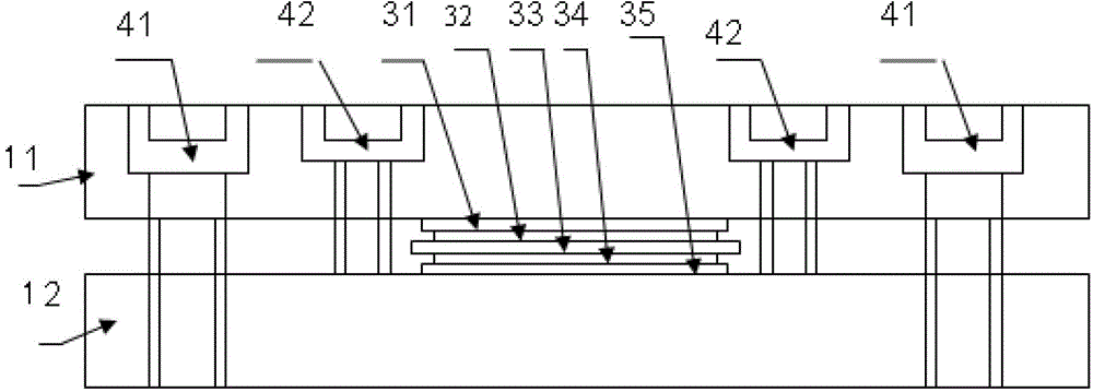 Fixture for forming proton exchange membrane fuel cell membrane electrode and preparation method of proton exchange membrane fuel cell membrane electrode