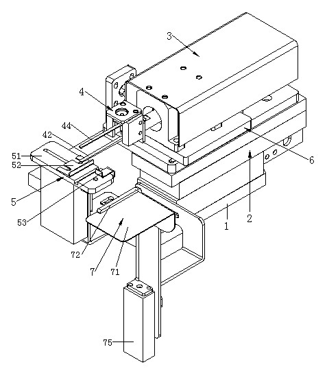 The coil feeding device of the automatic elastic head machine and the automatic elastic head machine