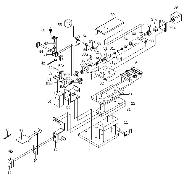 The coil feeding device of the automatic elastic head machine and the automatic elastic head machine