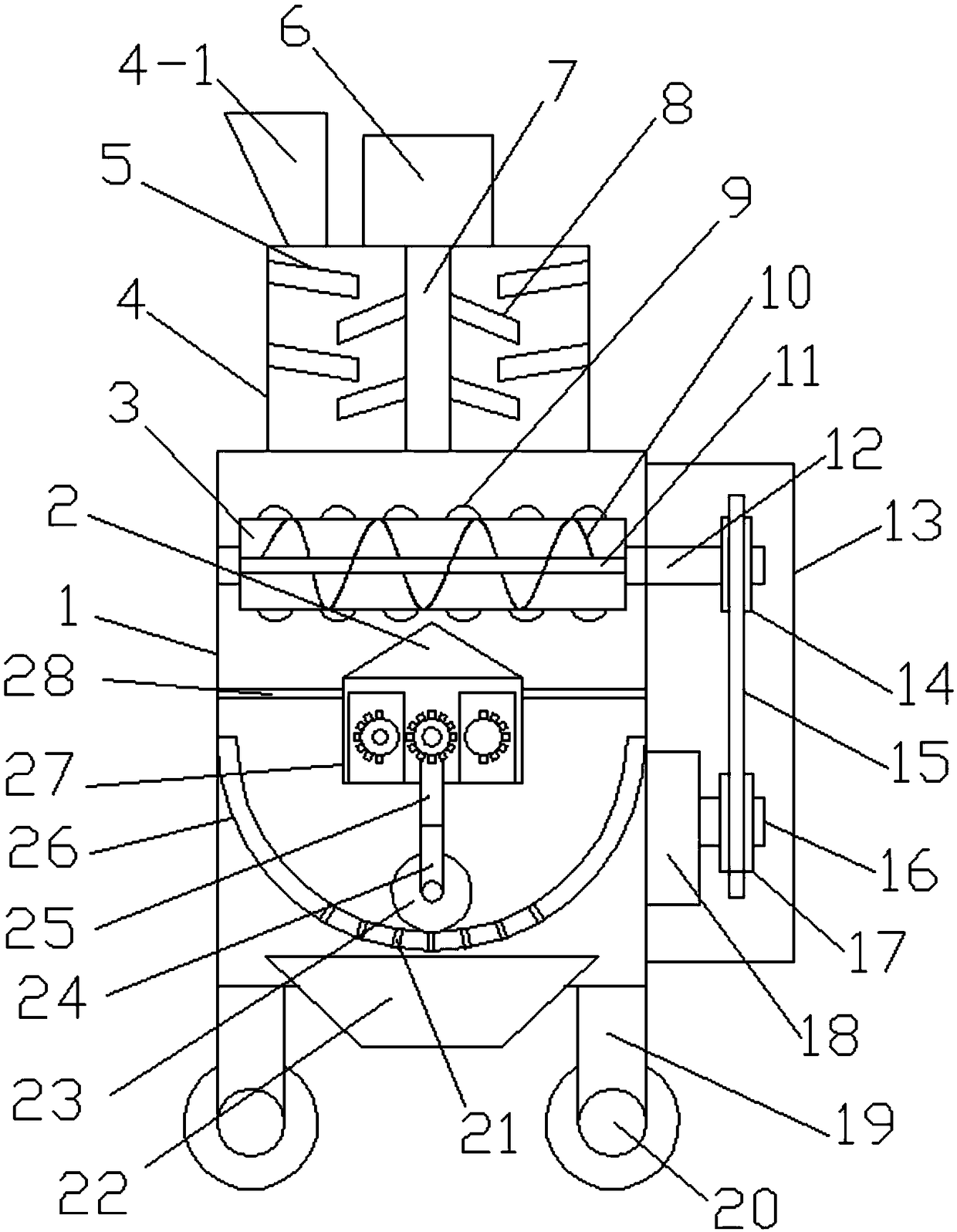 Chinese herb crushing, softening and grinding device