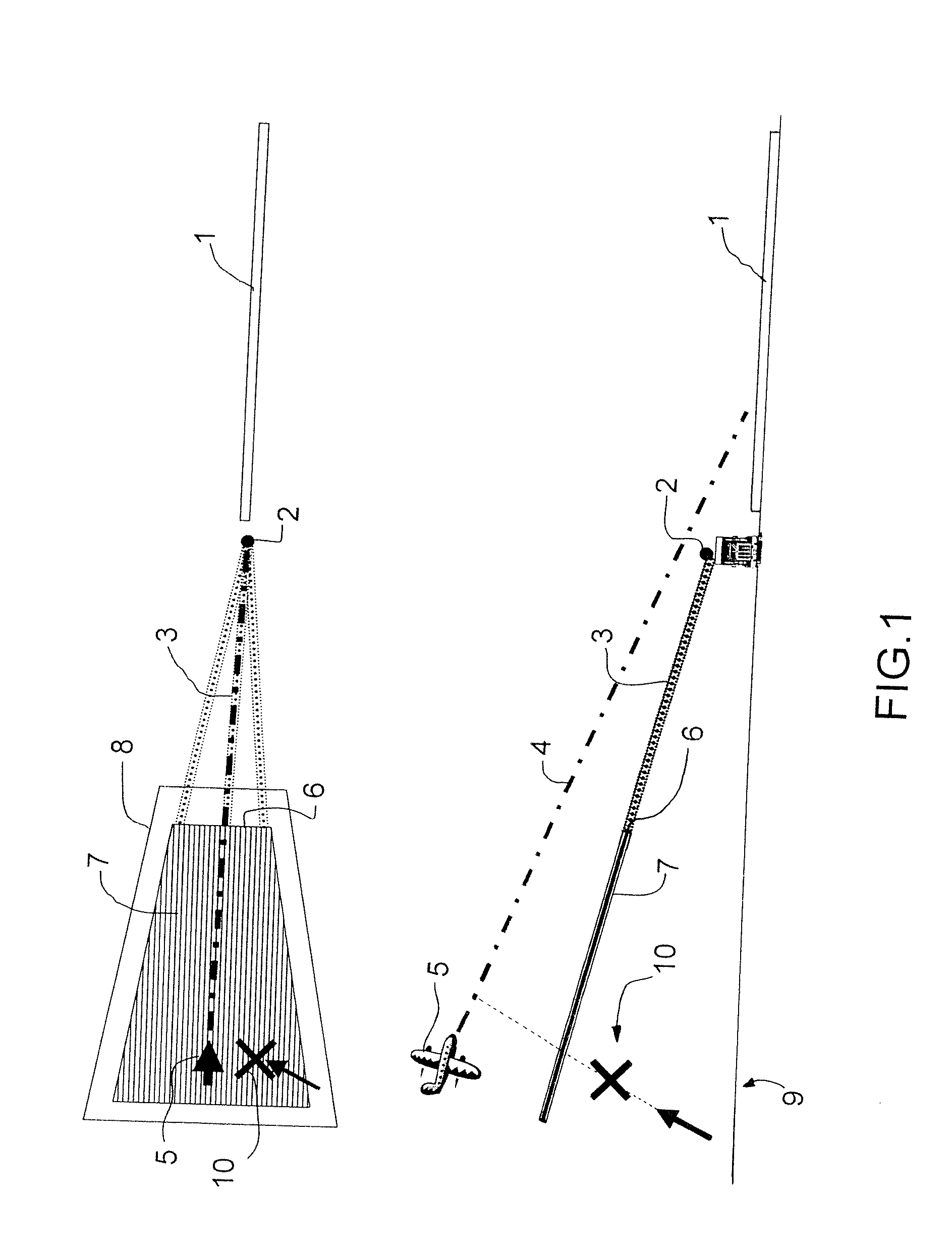 Method for antimissile protection of vehicles and implementing device