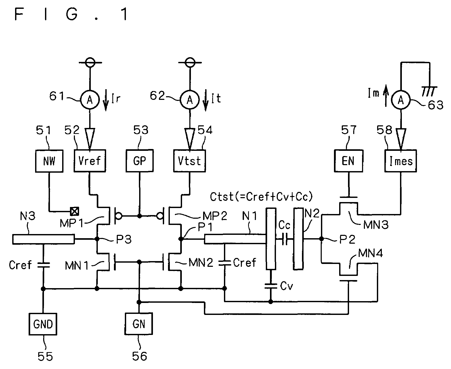 Capacitance measurement circuit