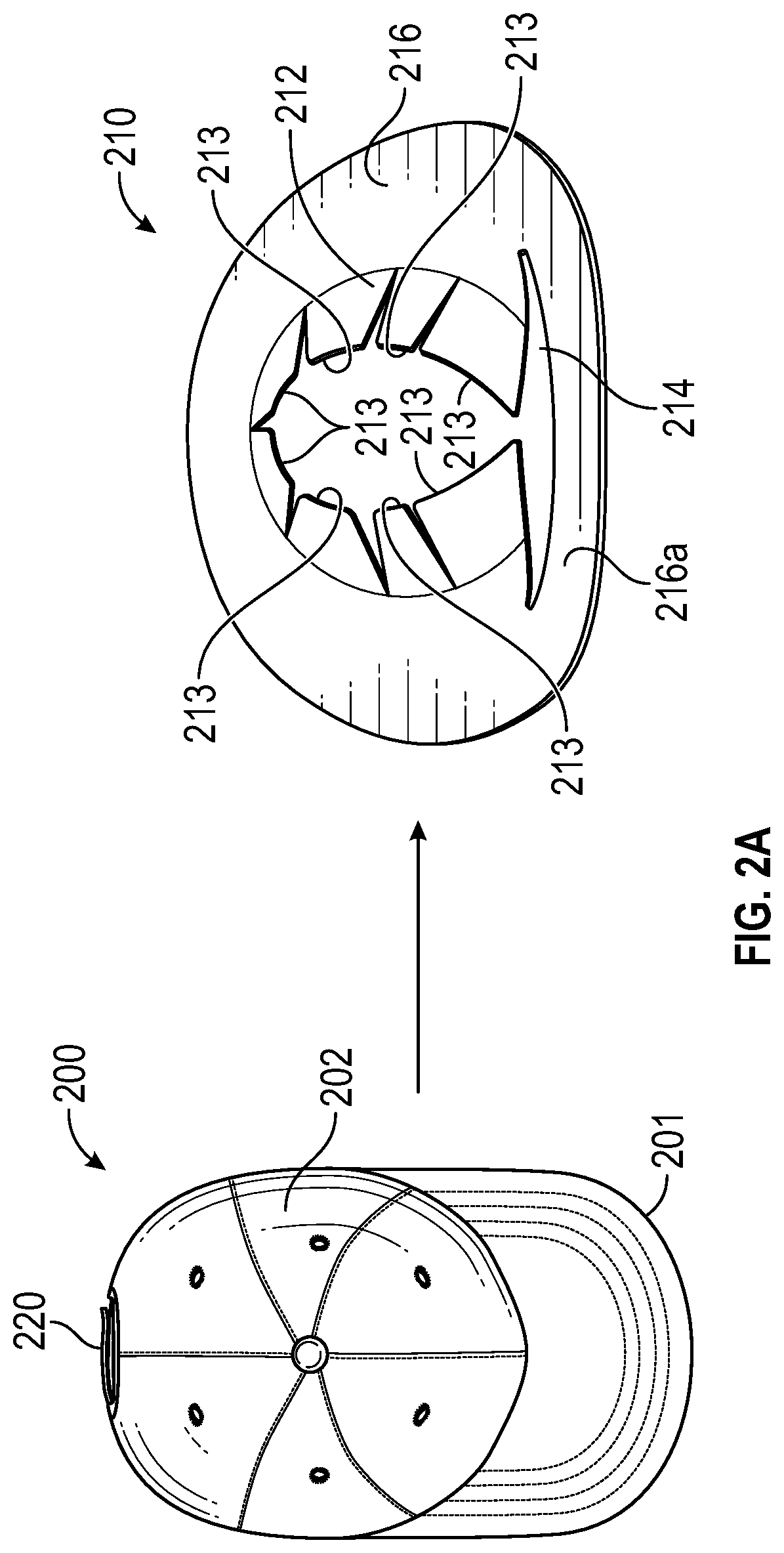 Baseball-style cap attachable brim