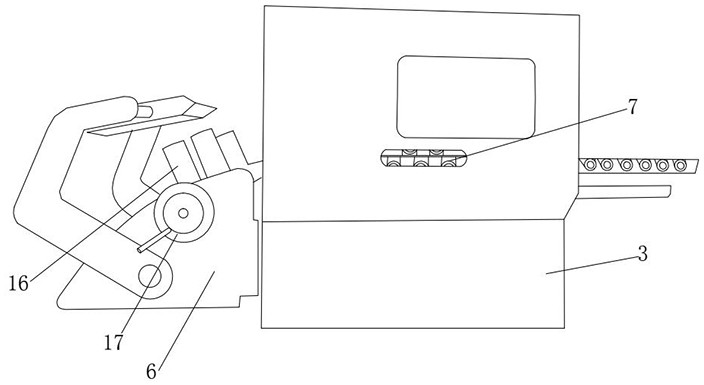 Full-automatic storage battery joint continuous punch forming equipment and production process