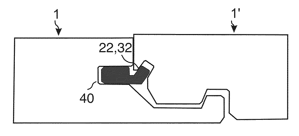 Mechanical locking system for floor panels