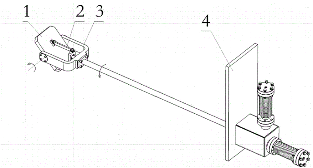 Compact type high precision multi-dimensional rotating mechanism under ultrahigh vacuum environment