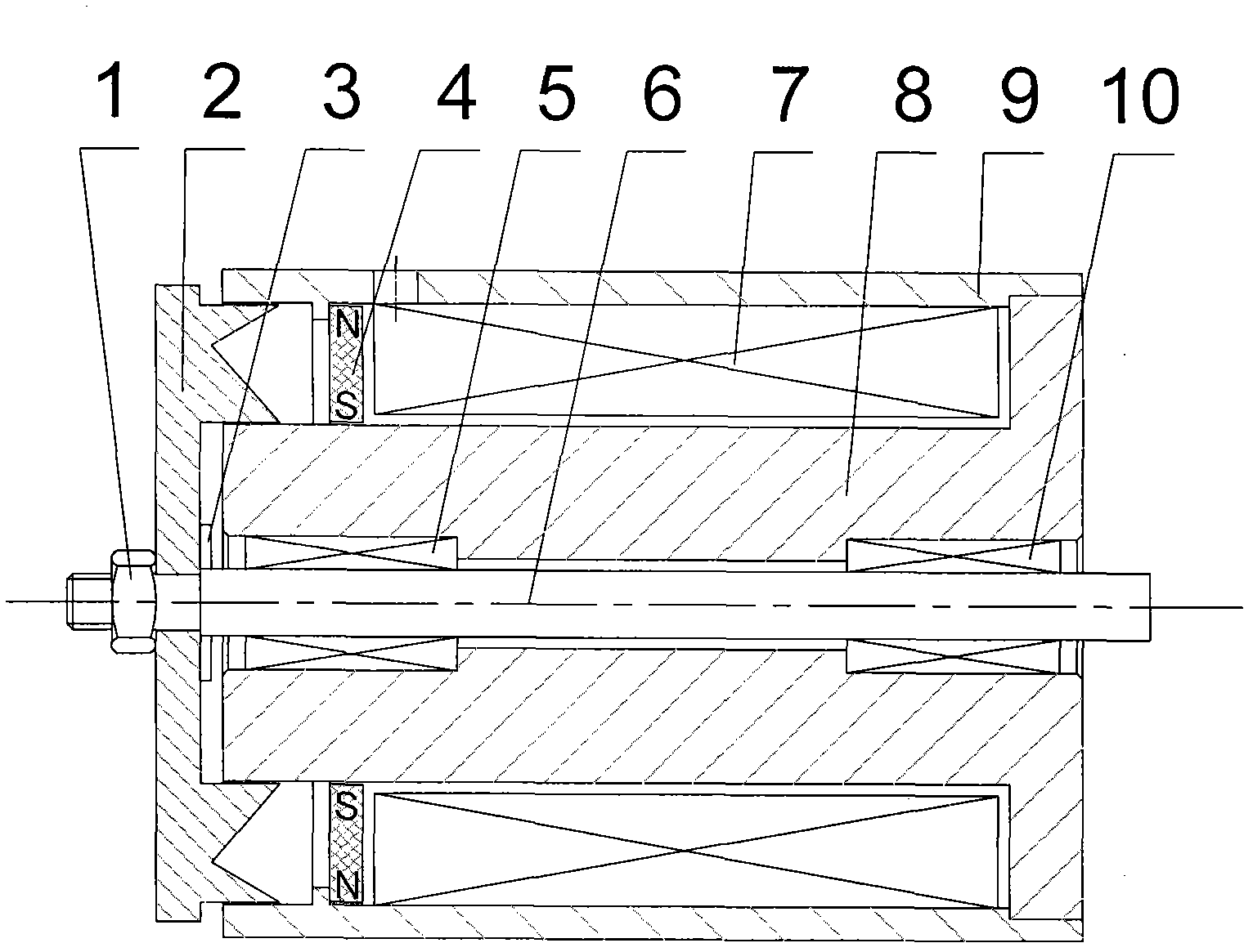 K-type disc proportional electromagnet