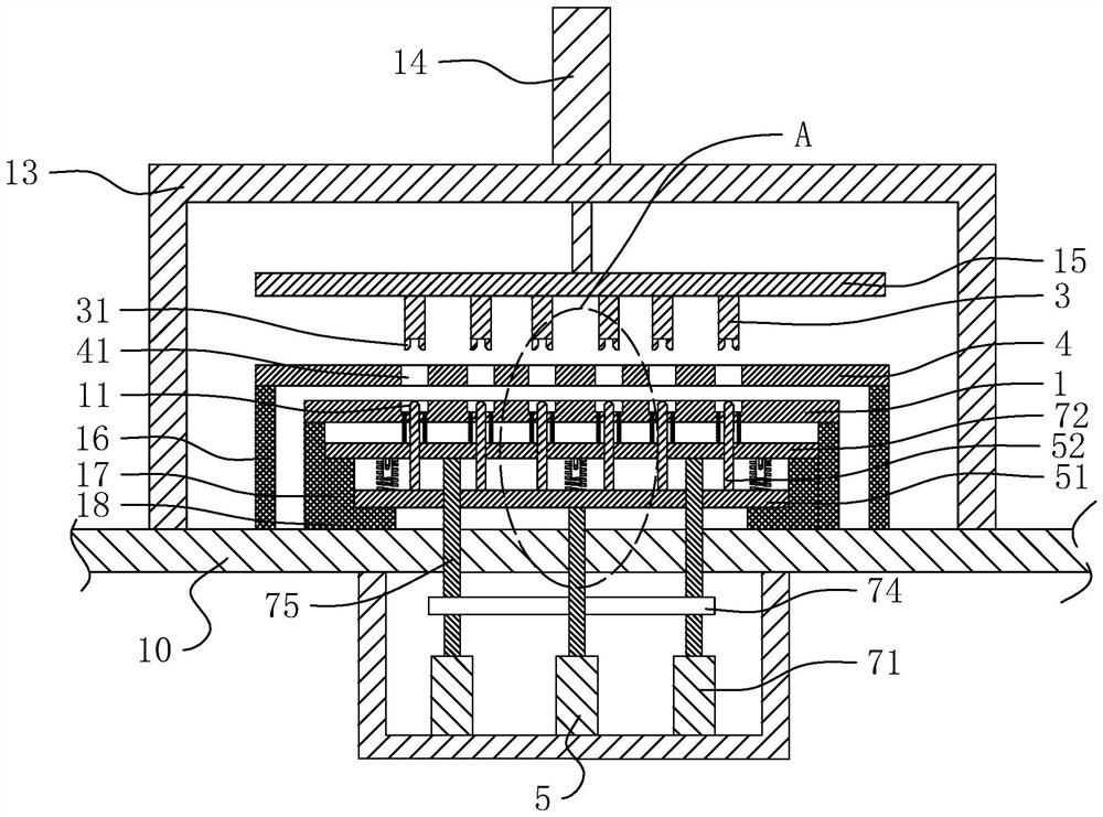 Automatic scissor foot assembling device