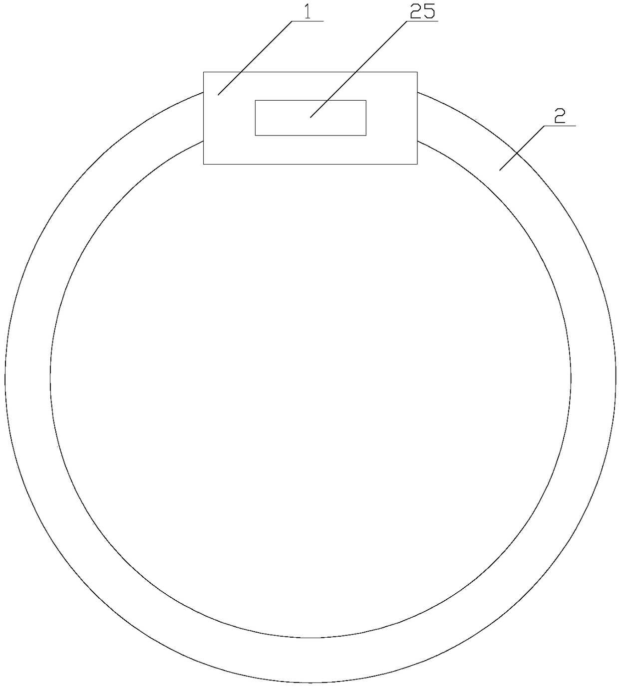 Intelligent wristband based on block chain technology