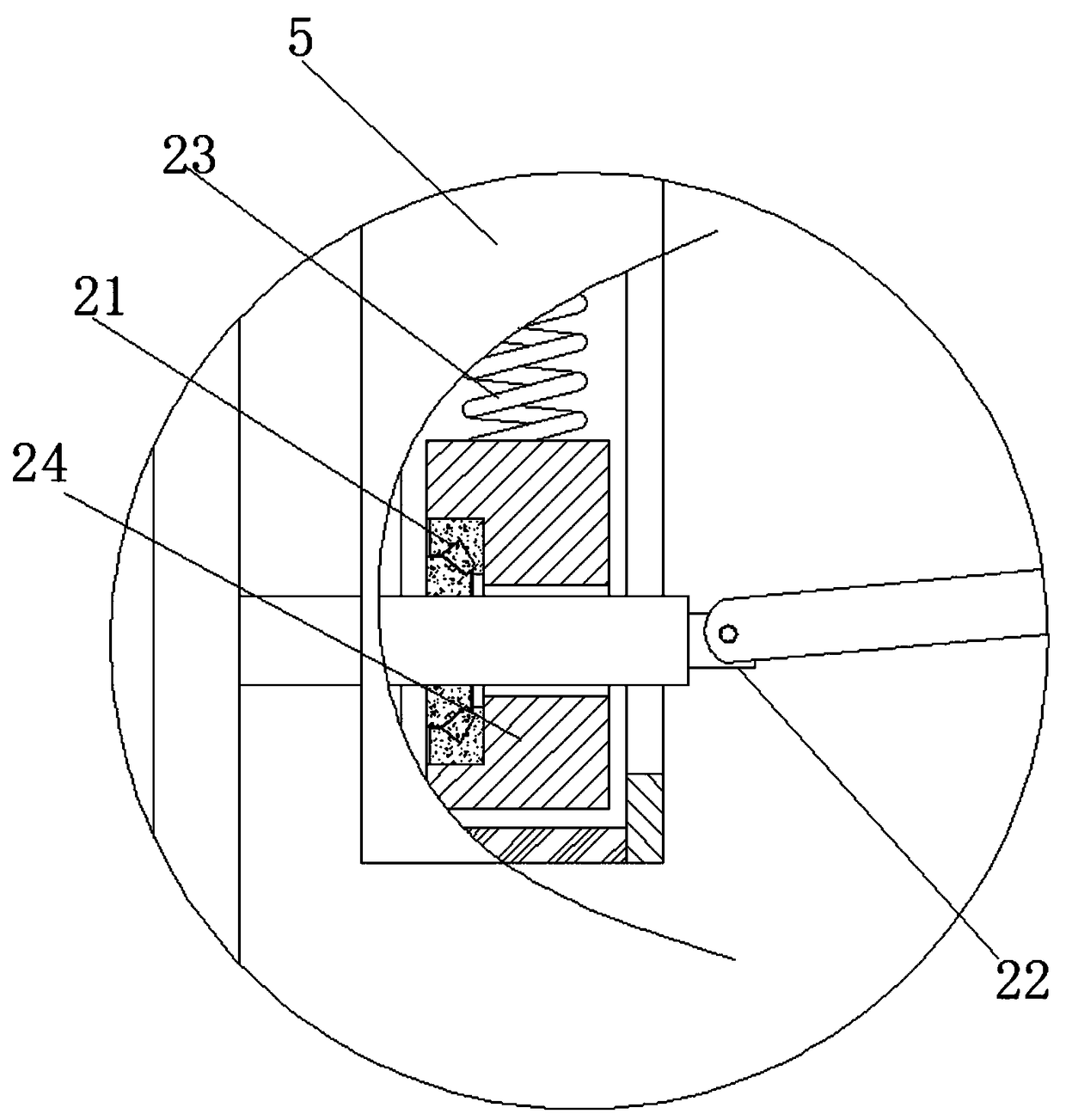 Road dust removing device for urban environmental protection