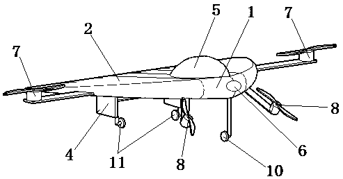 A rescue transport aircraft