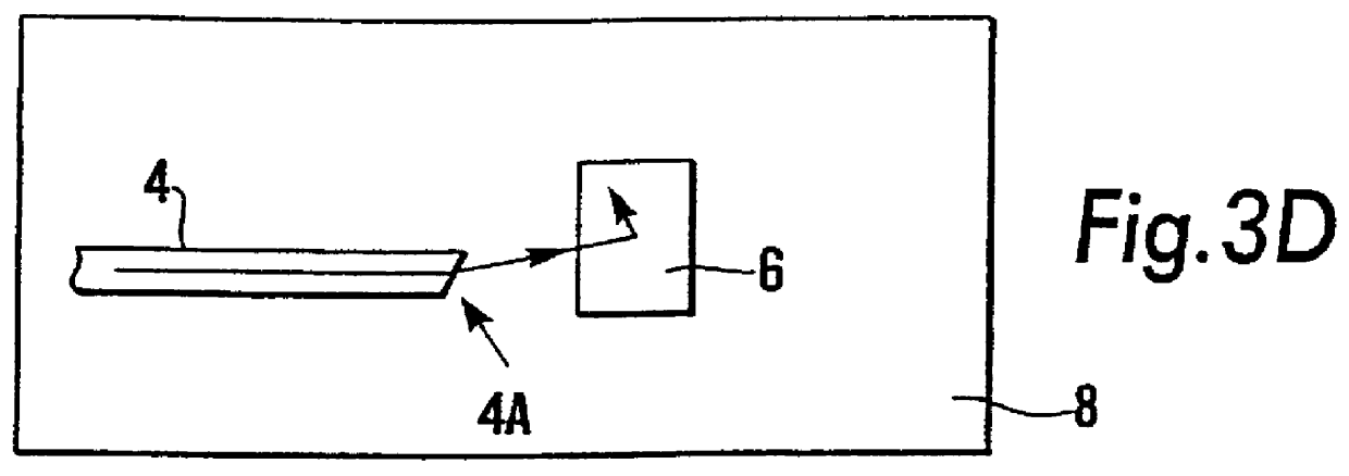 Device for re-directing light from optical waveguide