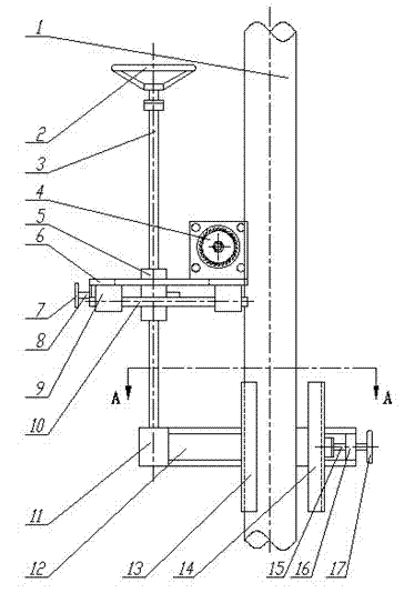 Axial cutting machine for steel pipe