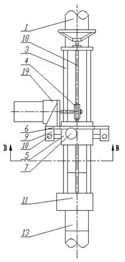 Axial cutting machine for steel pipe