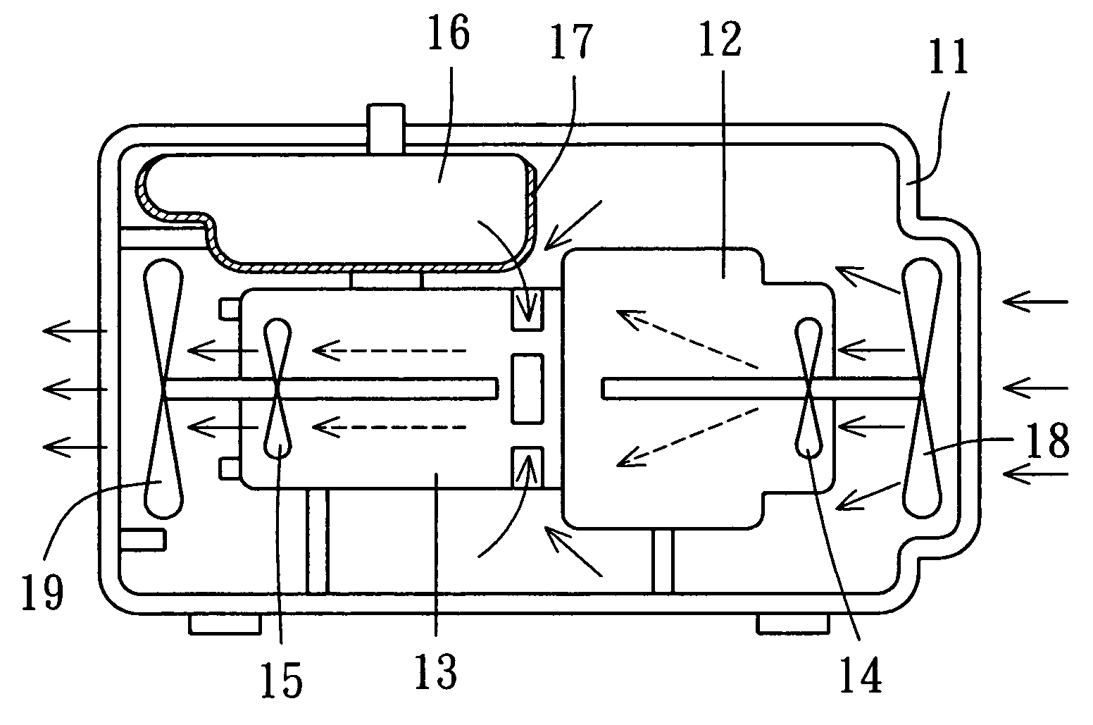 Air cooling generator