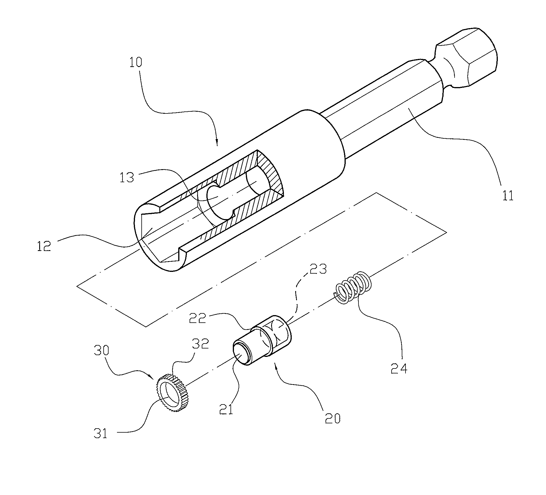 Magnetic driving device