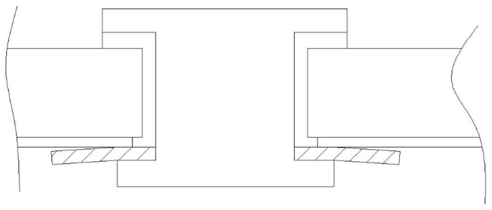 Collecting structure of battery and battery