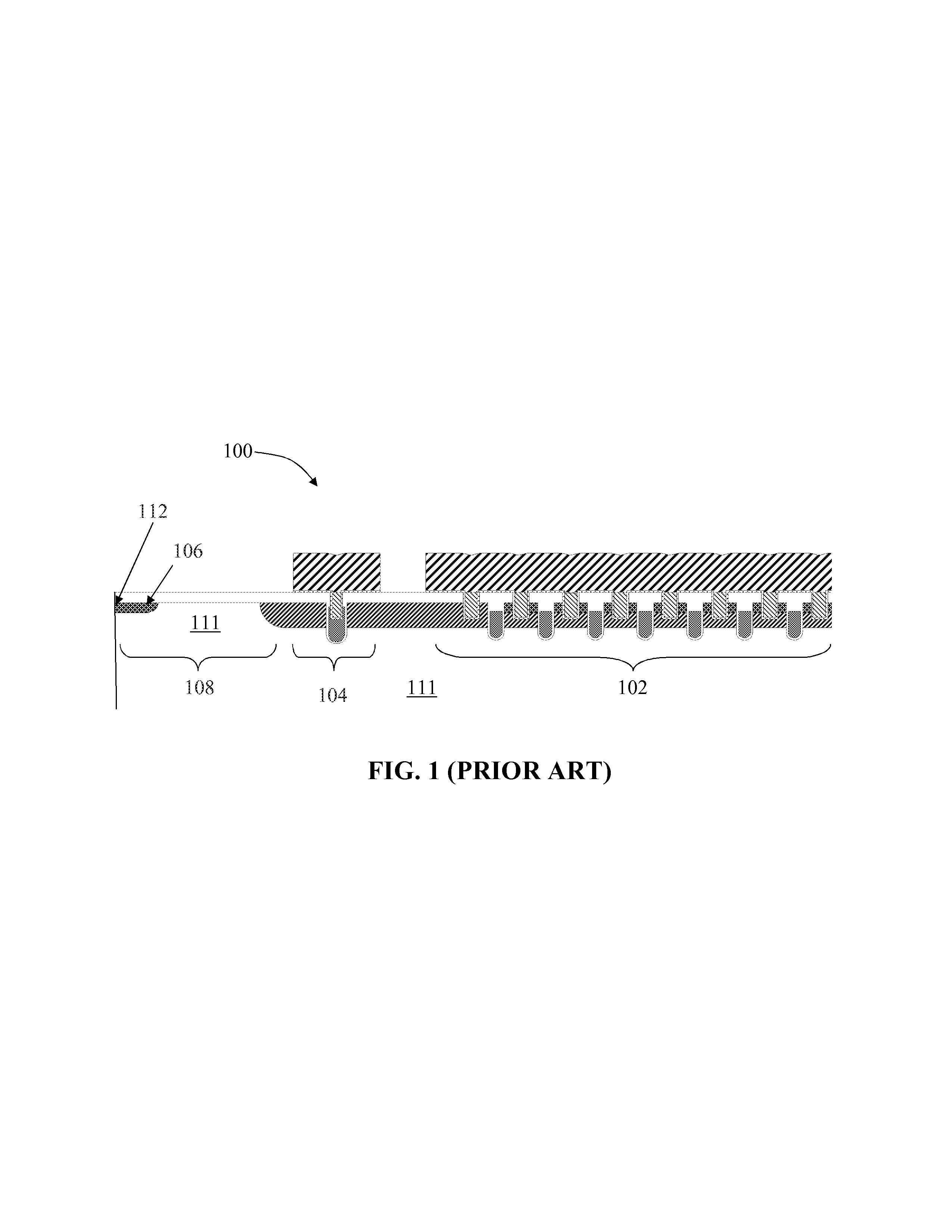 Dual gate oxide trench mosfet with channel stop trench