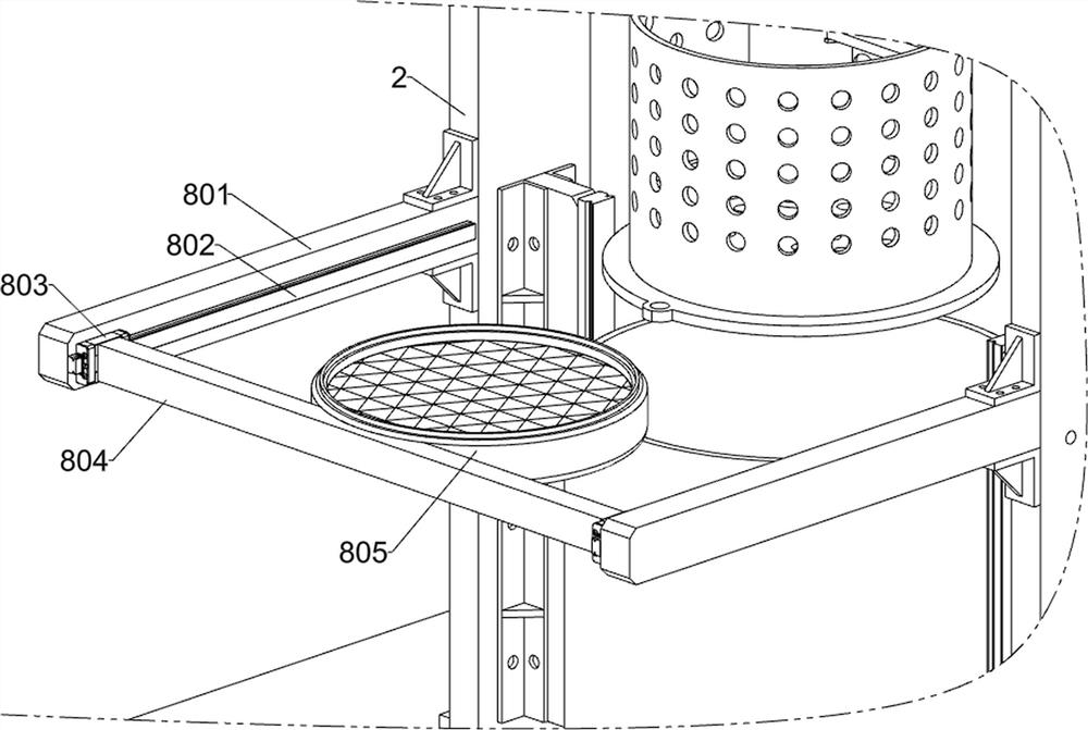 Production device for preparing fish-flavored seasoning