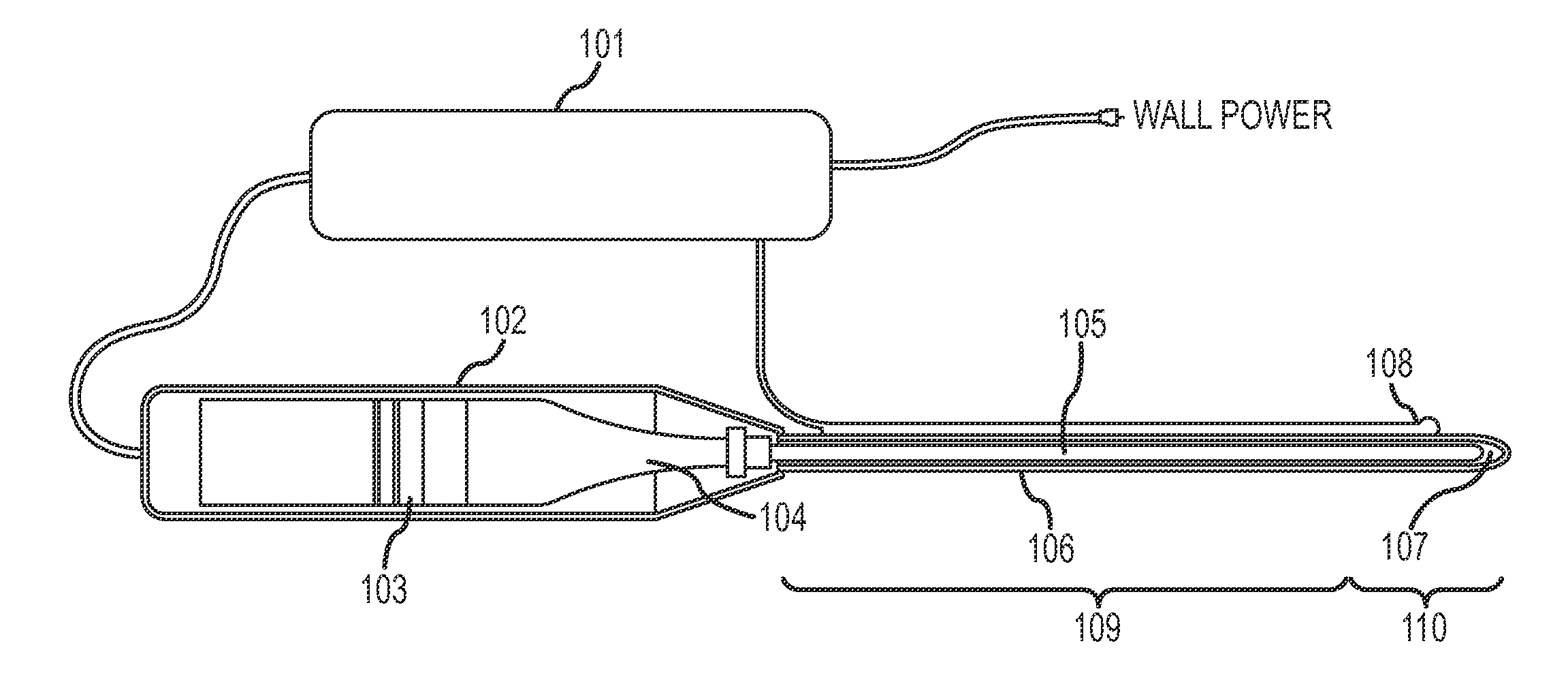 Ultrasonically heated probe