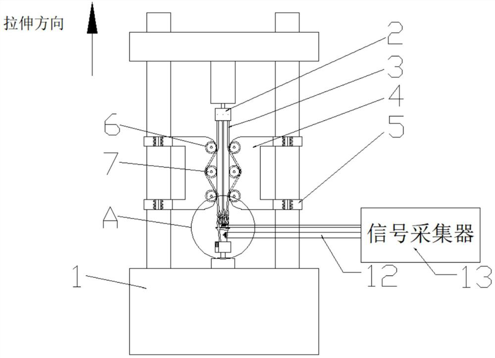 An experimental verification device for crack growth life of a wheel disc