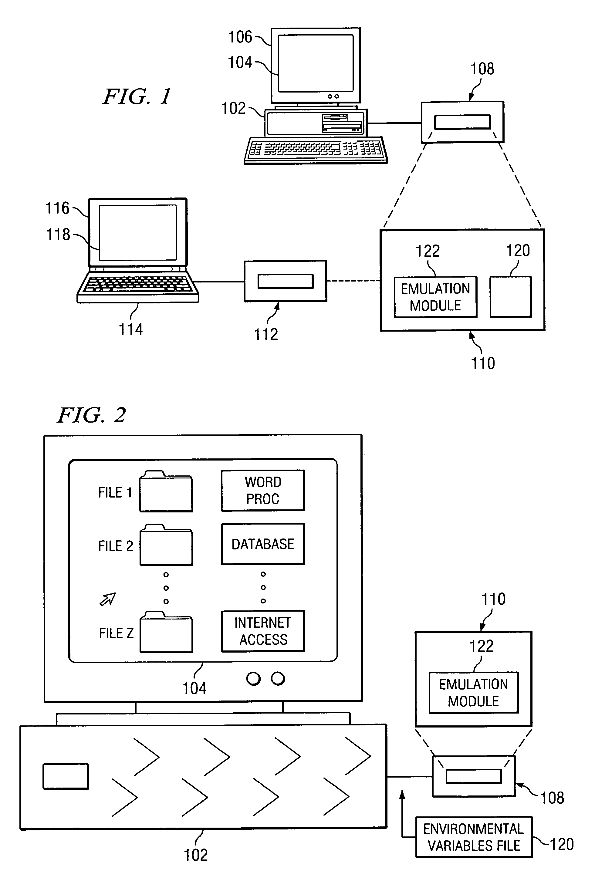 System and method for portable emulation of operating environment