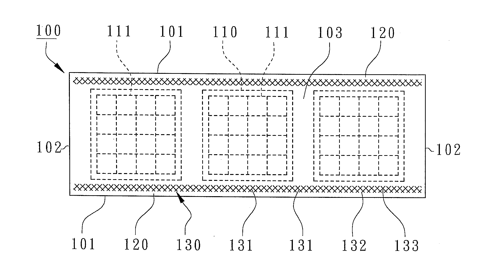 Substrate strip for semiconductor packages