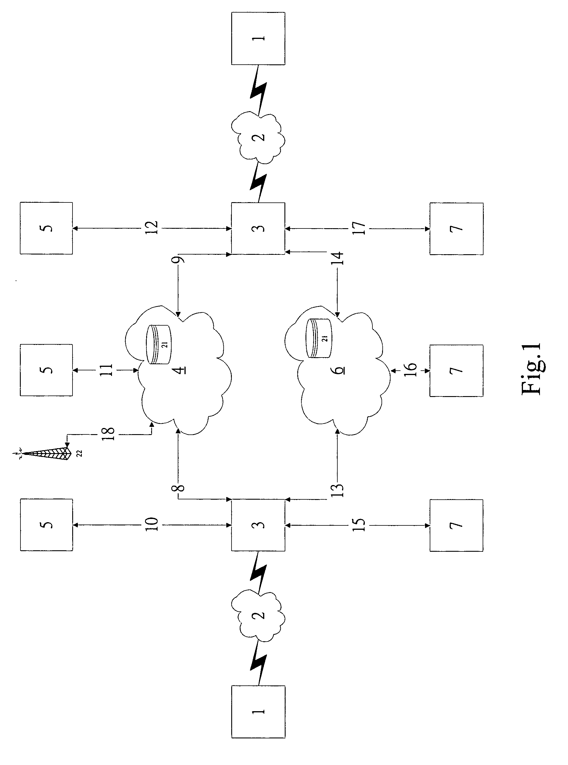 Communication network switching system and method thereof