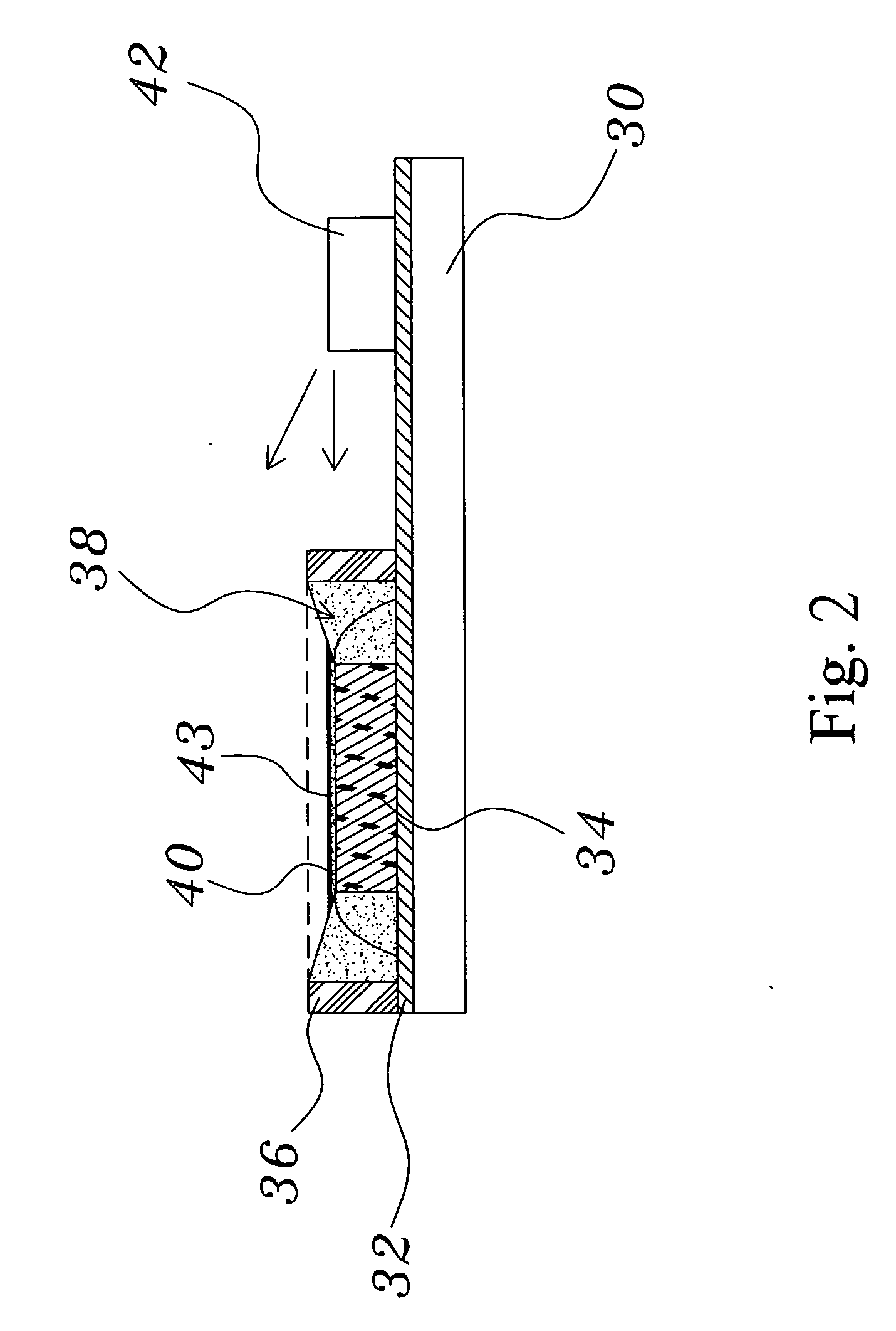 Contact image capturing structure