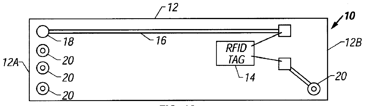 Radio frequency identification (RFID) security tag for merchandise and method therefor