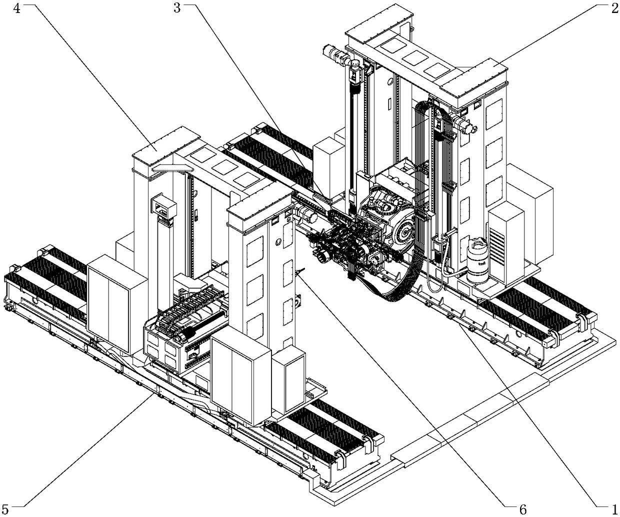 A base coordinate system calibration method for an aircraft panel horizontal automatic drilling and riveting machine