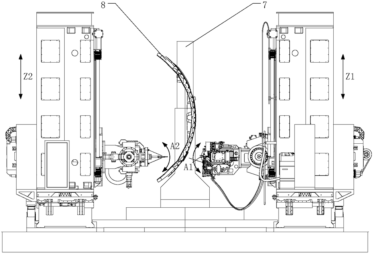 A base coordinate system calibration method for an aircraft panel horizontal automatic drilling and riveting machine